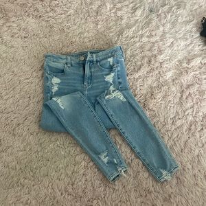 American eagle light wash jeans